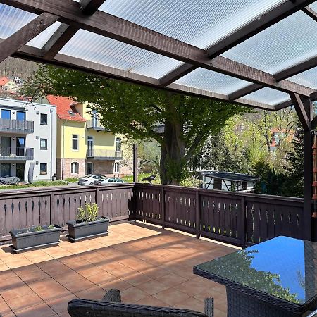 Schoene Altbauwohnung Mit Grosser Sonnenterrasse Rudolstadt Extérieur photo